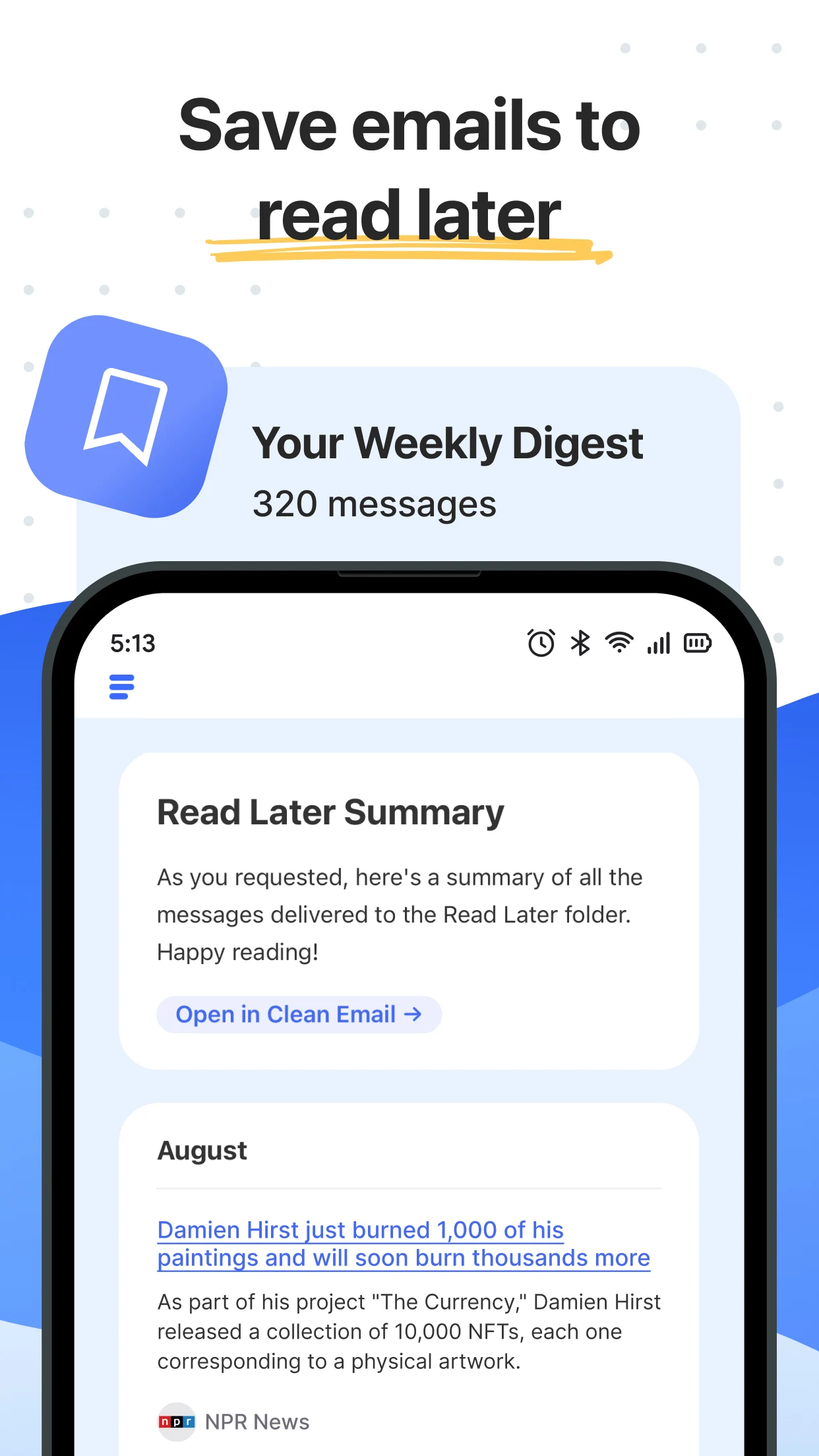 Clean Email: Inbox Cleaner App screenshot